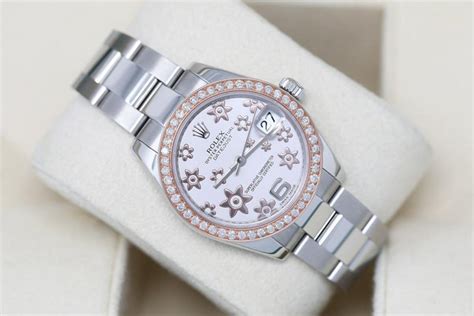 rolex 178240 lady date silver|rolex floral dial.